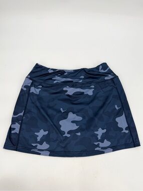 Jack Smith Skort Women’s S Blue Camo Athletic Golf Pickleball Casual Pocket